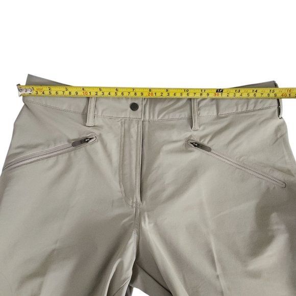 SALOMON Wayfarer Capri Hiking Pants beige size 8 - Picture 14 of 16